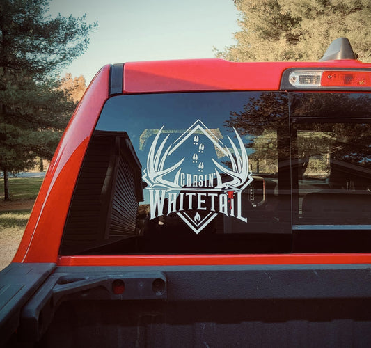 CHASIN' WHITETAIL RACK DECAL